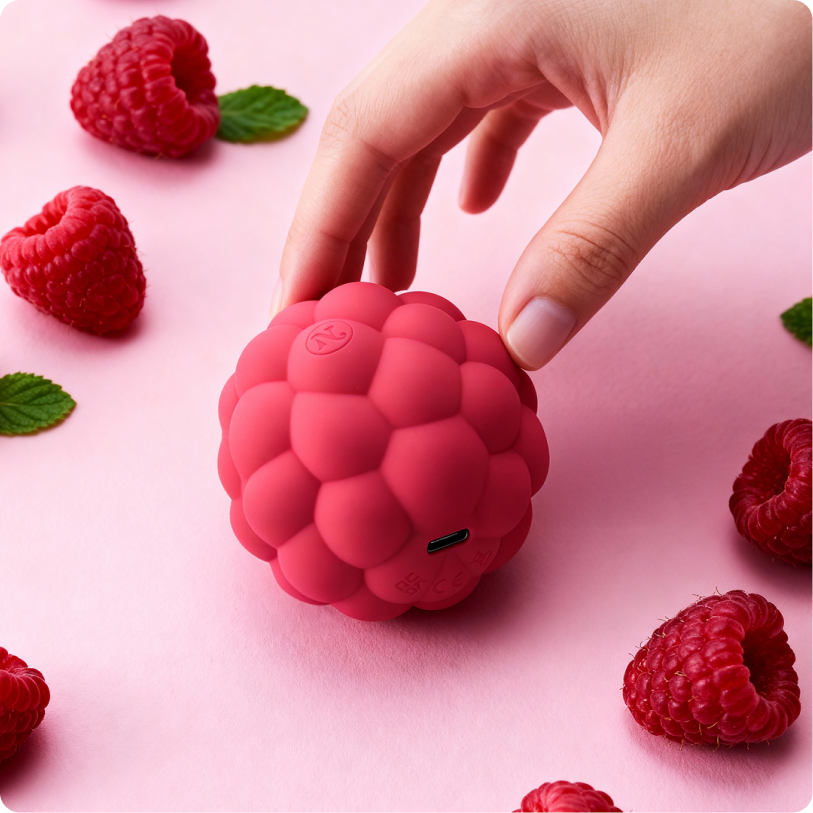 Berri raspberry clitoral vibrator — color variants